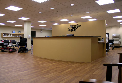 Homestar Retail & Office Fit-out Retail reception desk