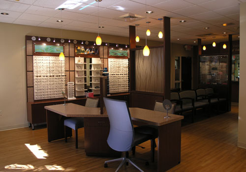 Vision Specialists of the Lehigh Valley Office Renovation Retail area