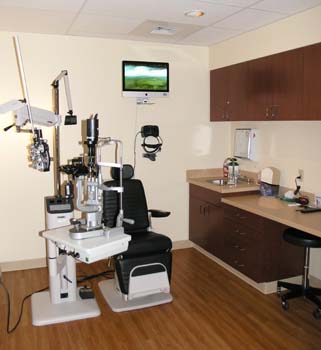 Vision Specialists of the Lehigh Valley Office Renovation Exam room
