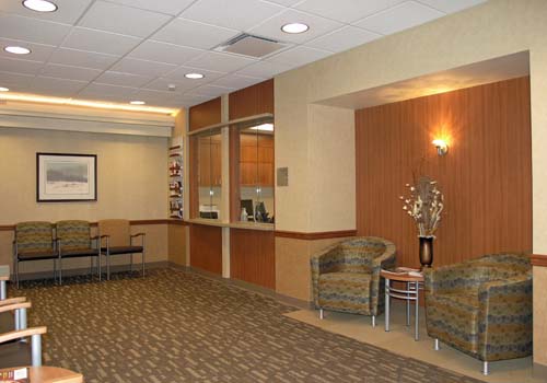 Lehigh Valley Health Network- Internal Medicine Of The Lehigh Valley Suite Renovations Check-in & waiting room