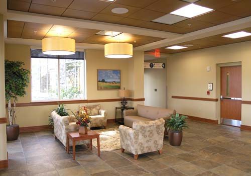 St. Luke's Hospital  Cancer Center Main lobby seating