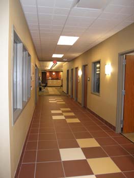 St. Luke's Hospital  Medical Office Building Fitness center corridor