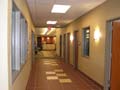St. Luke's Hospital Health & Fitness Center and Human Resources Offices Fit-out Fitness center corridor